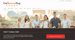 Desktop Screenshot of getsmarterprep.com